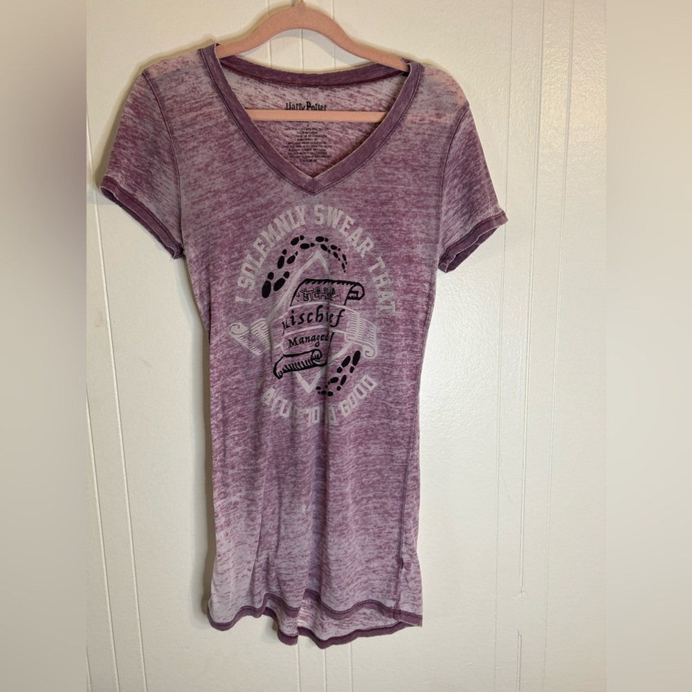 Harry Potter T Shirt “Mischief Managed” I Solemnly Swear